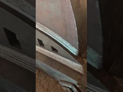 100 มม ความหนา Excavator หิน Ripper Q355B แข็งแรงการเสริมกระดาน Ripper