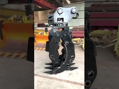 สิ่งที่แนบมาคุณภาพสูงทีมขุดมืออาชีพหัวคีบเชิงกลสำหรับรถขุดขนาดเล็ก