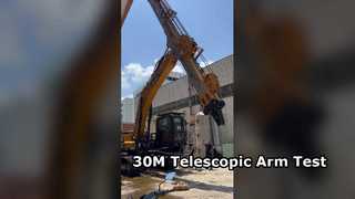 แขนยืดไสลด์ 30M สำหรับ SY365 กำลังทดสอบ